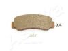 ASHIKA 51-02-207 Brake Pad Set, disc brake